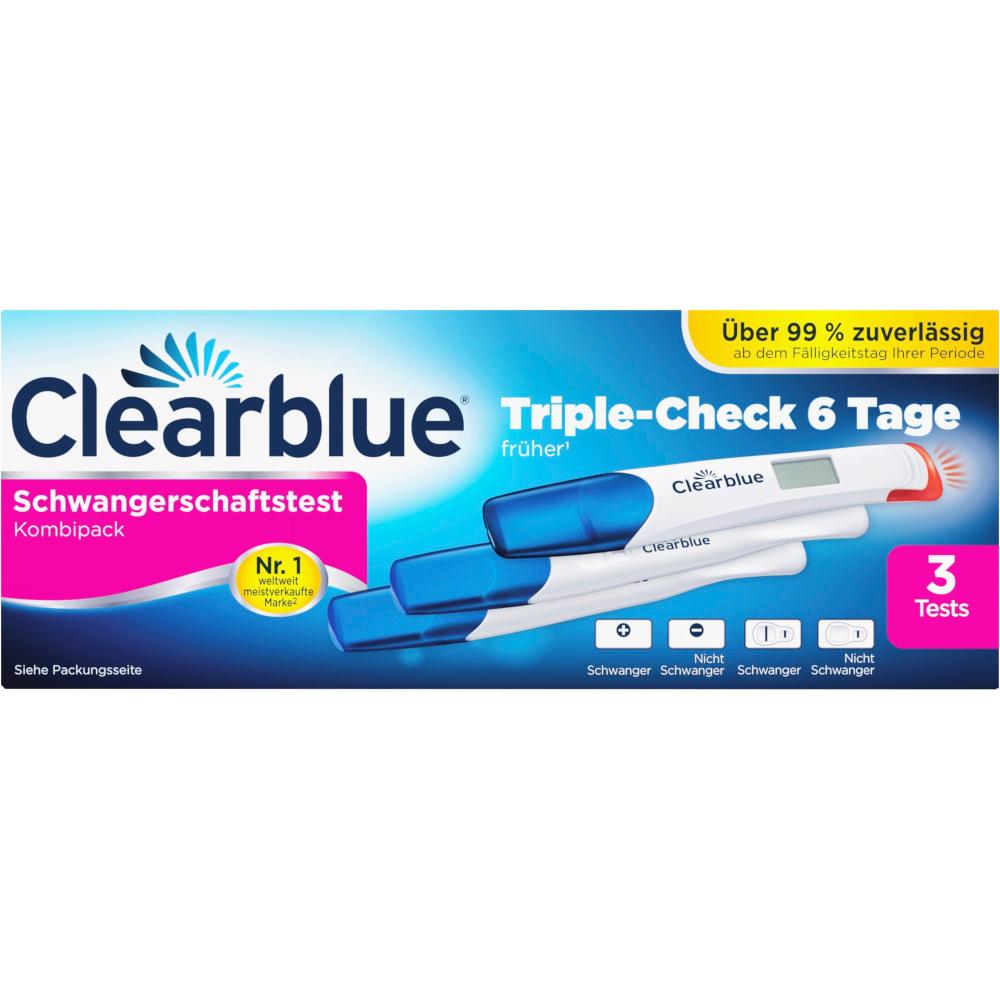 Clearblue Schwangerschaftstest Ultra Frühtest Digital 3 Stück | online  kaufen