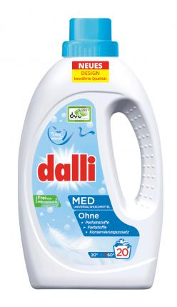 Allergiker-Waschmittel Dalli med Flüssig 1100 ml | online kaufen