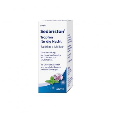 Sedariston Tropfen für die Nacht Baldrian + Melisse Flüssigkeit zum  Einnehmen 50 ml | online kaufen