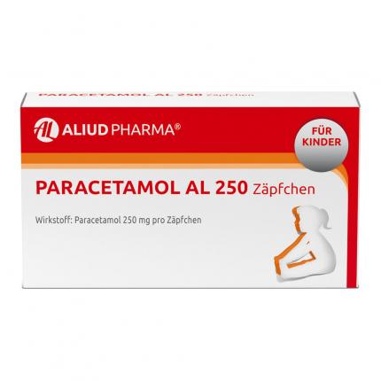 Paracetamol AL 250mg Fieberzäpfchen