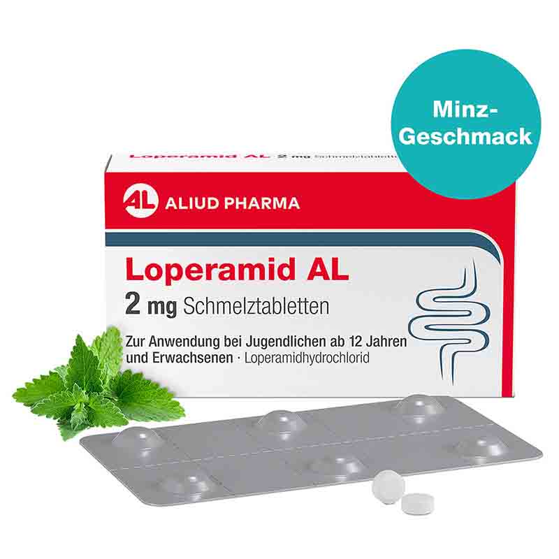 Loperamid AL 2 mg 12 St Schmelztabletten