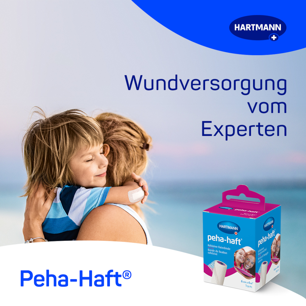 peha-haft Kohäsive Fixierbinde 6 cm x 4 m 1 St Binden