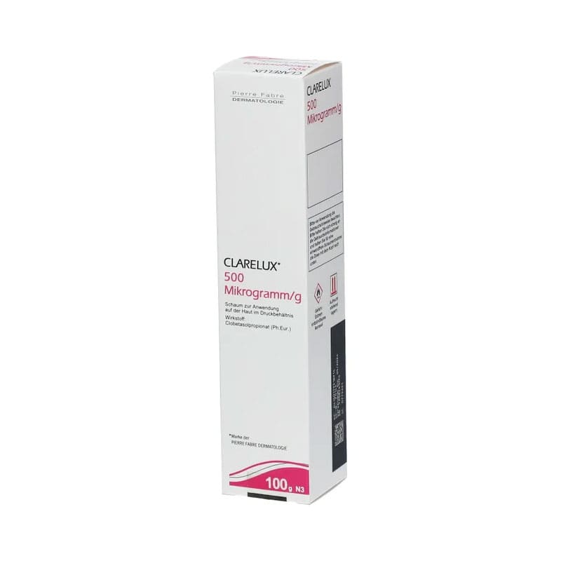CLARELUX 500 Mikrogramm 100 g Schaum