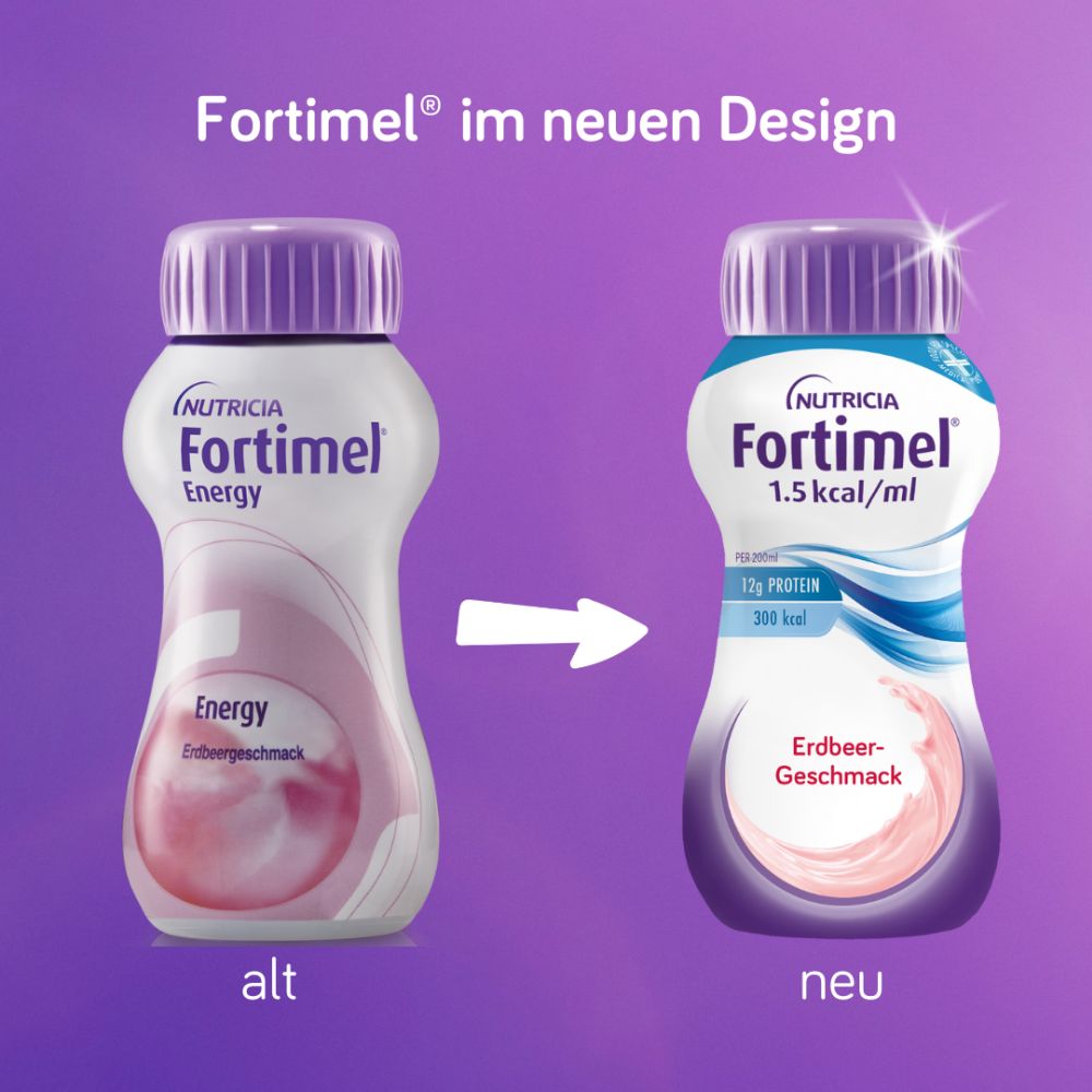 Fortimel 1,5 kcal/ml Erdbeer-Geschmack 32X200 ml Flüssigkeit