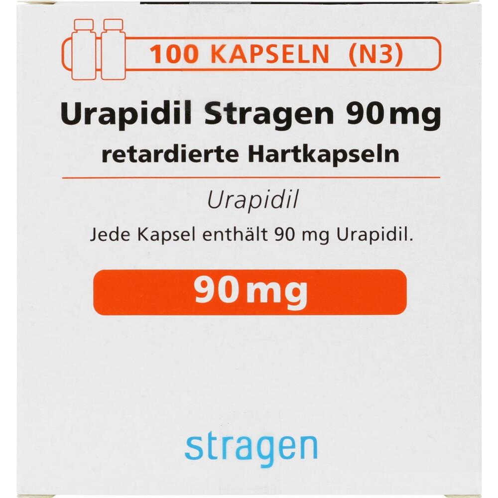 URAPIDIL Stragen 90 mg retardierte Hartkapseln 100 St Retard-Kapseln