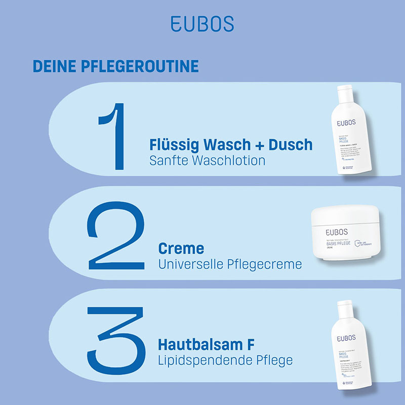EUBOS BASIS PFLEGE WASCH + DUSCH 200 ml Flüssigkeit