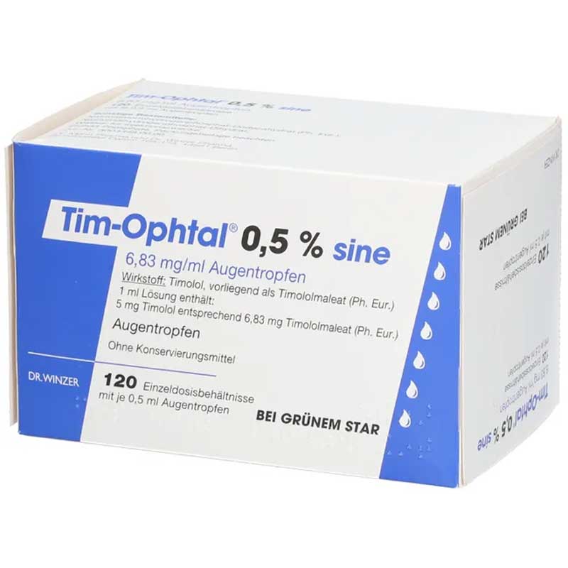 Tim-Ophtal 0,5% sine Augentropfen 0,5ml 120X0.5 ml Augentropfen