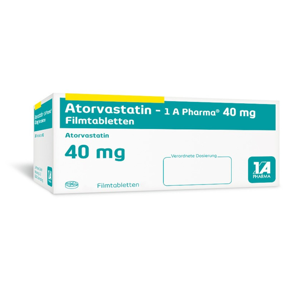 Atorvastatin-1 A Pharma 40mg 30 St Filmtabletten