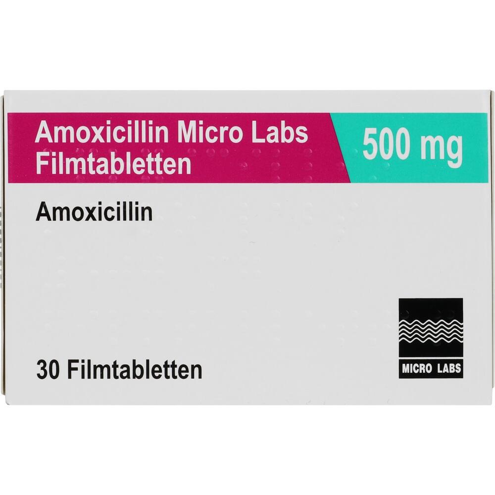 Amoxicillin Micro Labs 500mg 30 St Filmtabletten