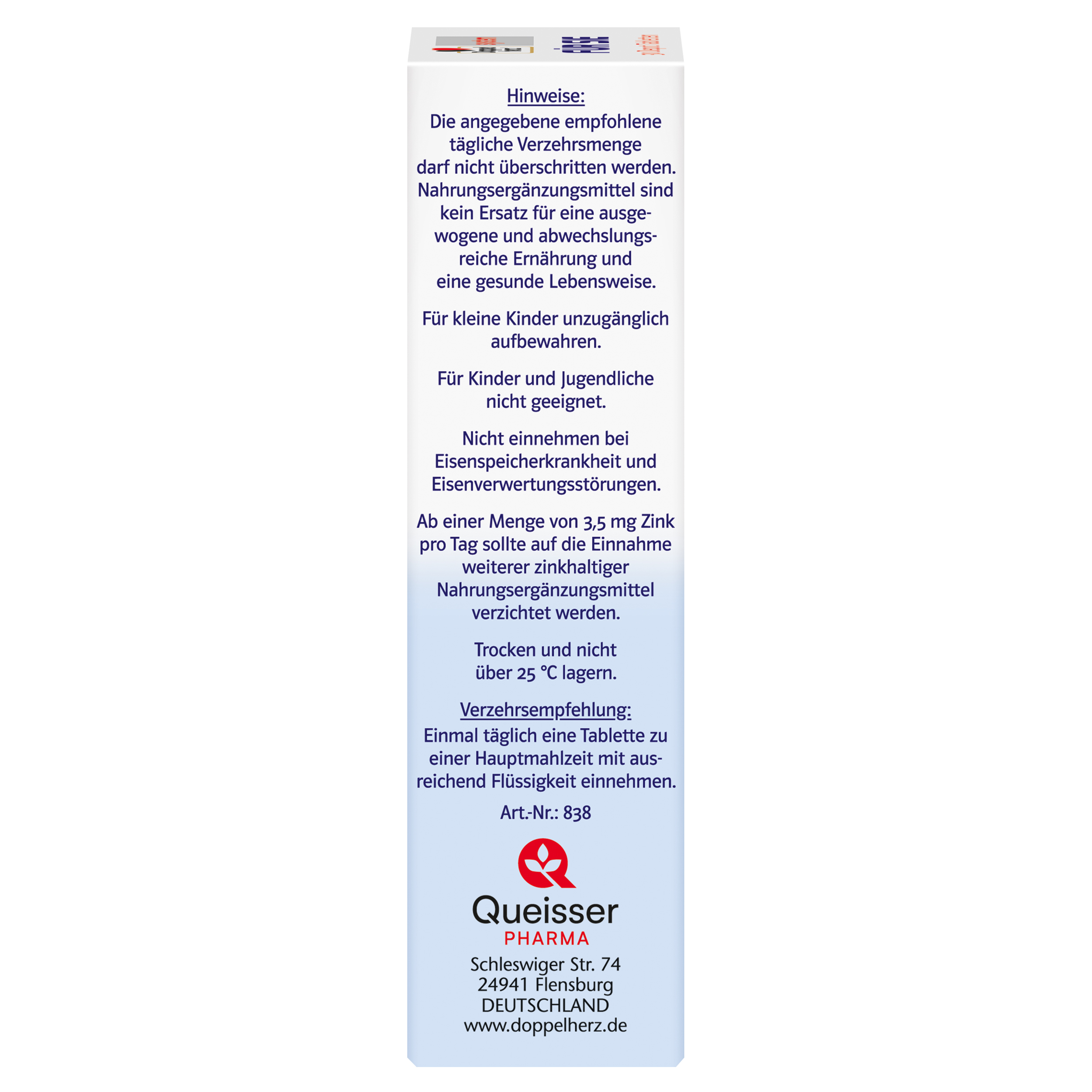 Doppelherz system  FÜR SIE VITAMINE UND MINERALSTOFFE  30 St Tabletten