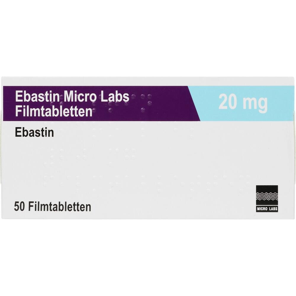 Ebastin Micro Labs 20 mg 50 St Filmtabletten