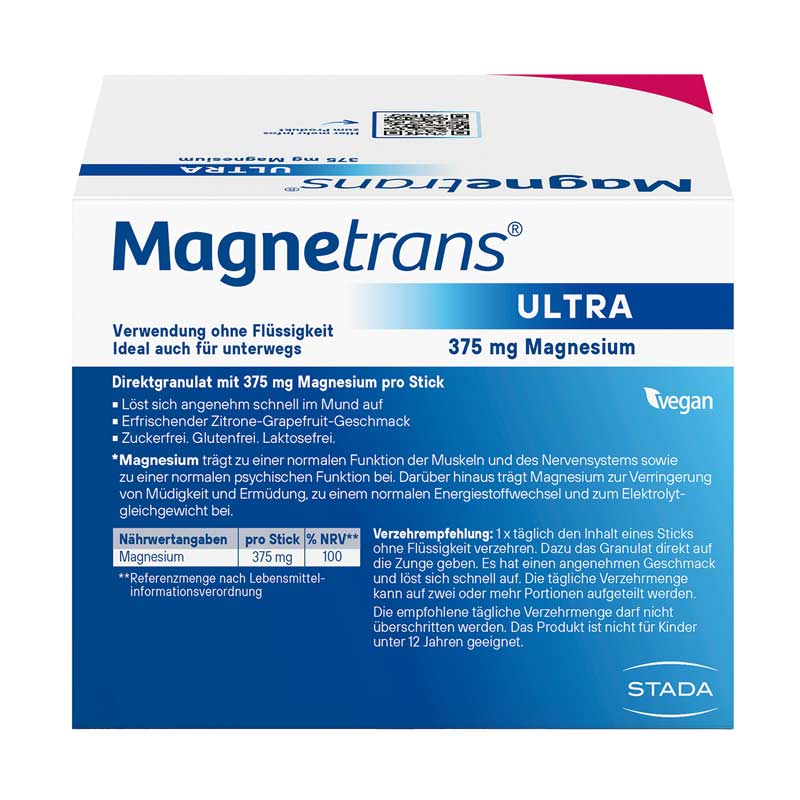 Magnetrans ULTRA 375 mg / Stick MAGNESIUM Zitrone-Grapefruit Geschmack 50 St Granulat
