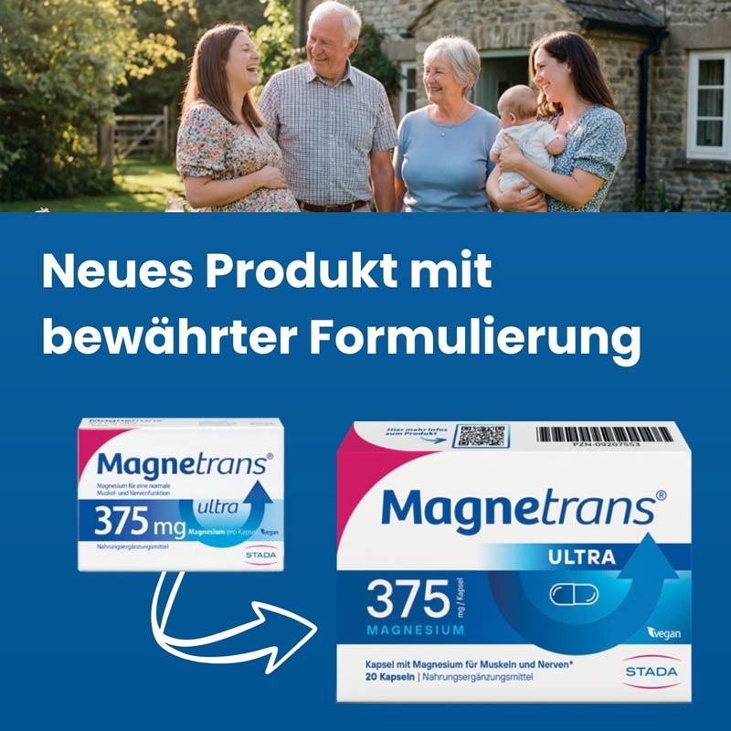 Magnetrans ULTRA 375 mg 20 St Kapseln