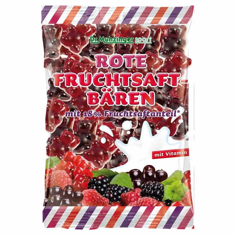 DR. MUNZINGER ROTE FRUCHTSAFT-BÄREN 450 g