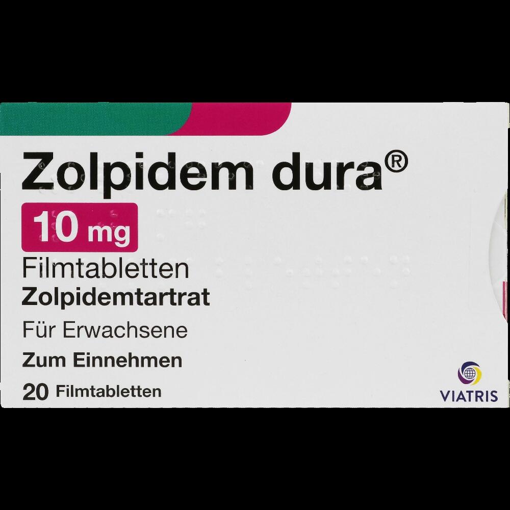 Zolpidem dura 10mg 20 St Filmtabletten