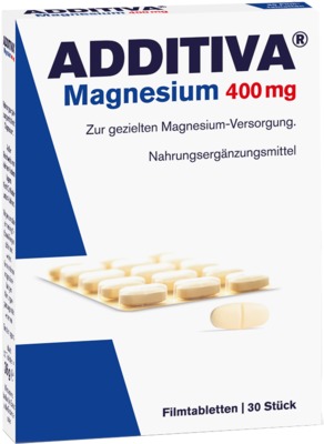 ADDITIVA Magnesium 400 mg  30 St Filmtabletten