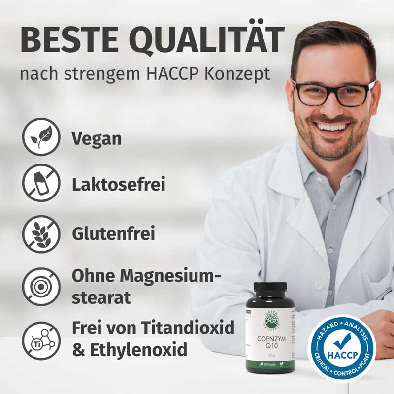 GREEN NATURALS COENZYM Q10 180 St Kapseln