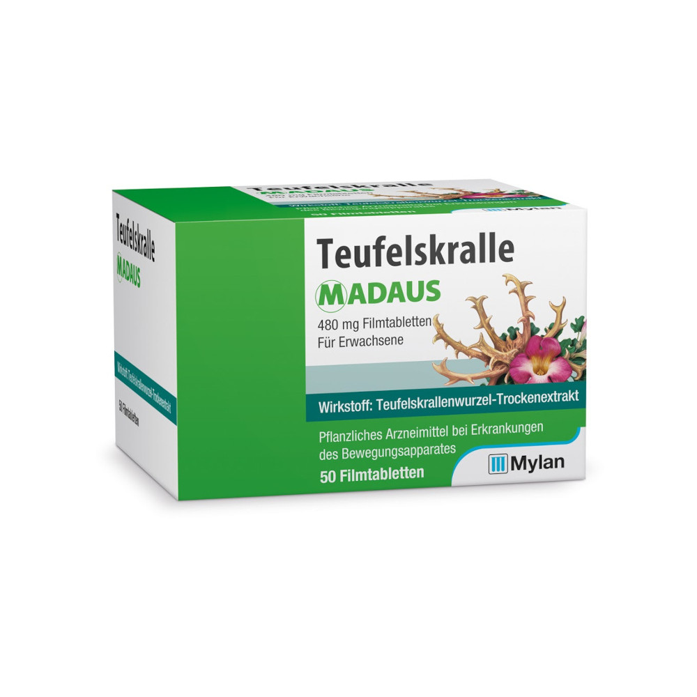 Teufelskralle MADAUS 50 St Filmtabletten
