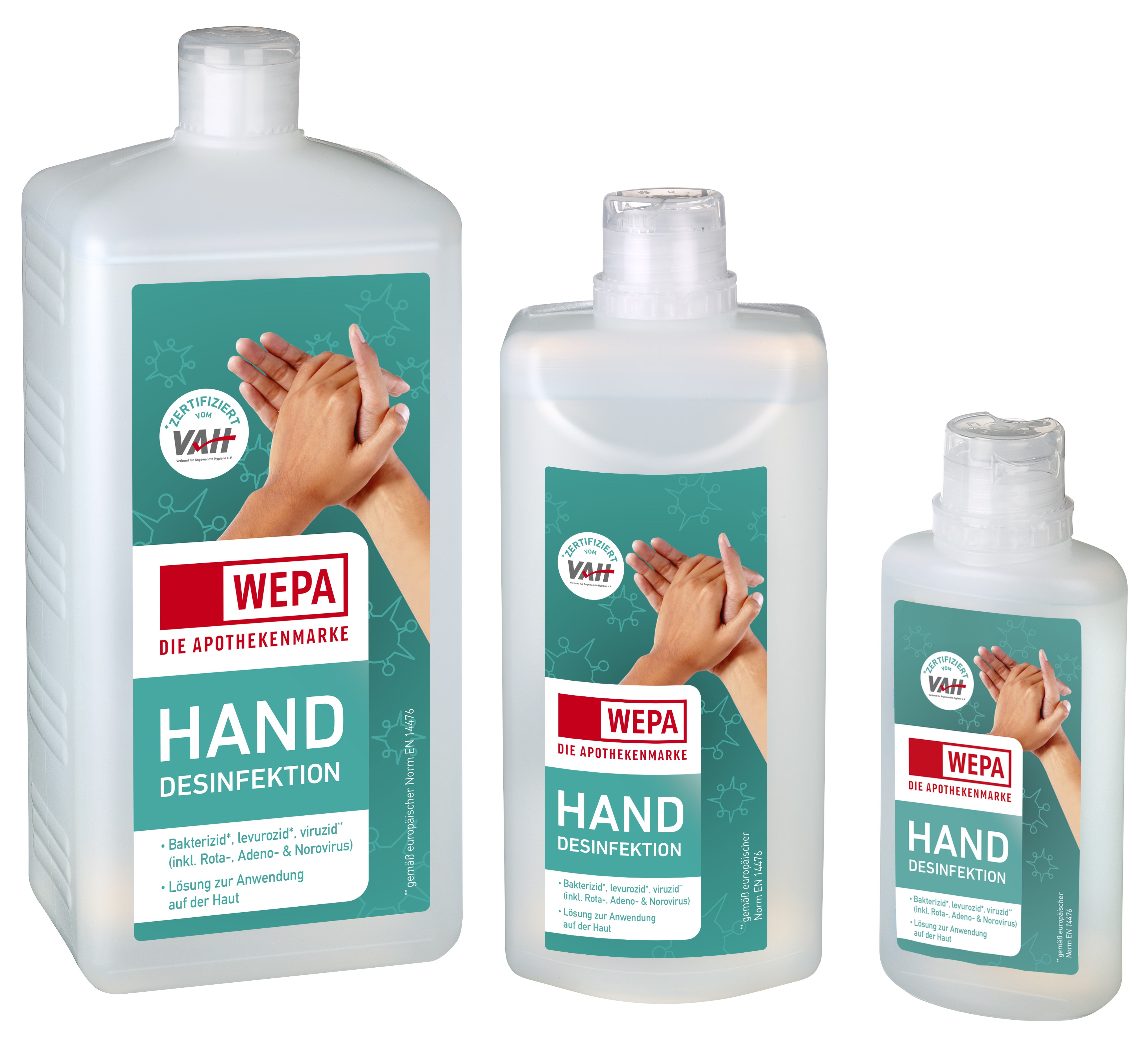 WEPA HANDDESINFEKTION 1000 ml Lösung
