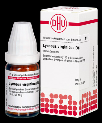 LYCOPUS VIRGINICUS D 6 Globuli 10 g Globuli