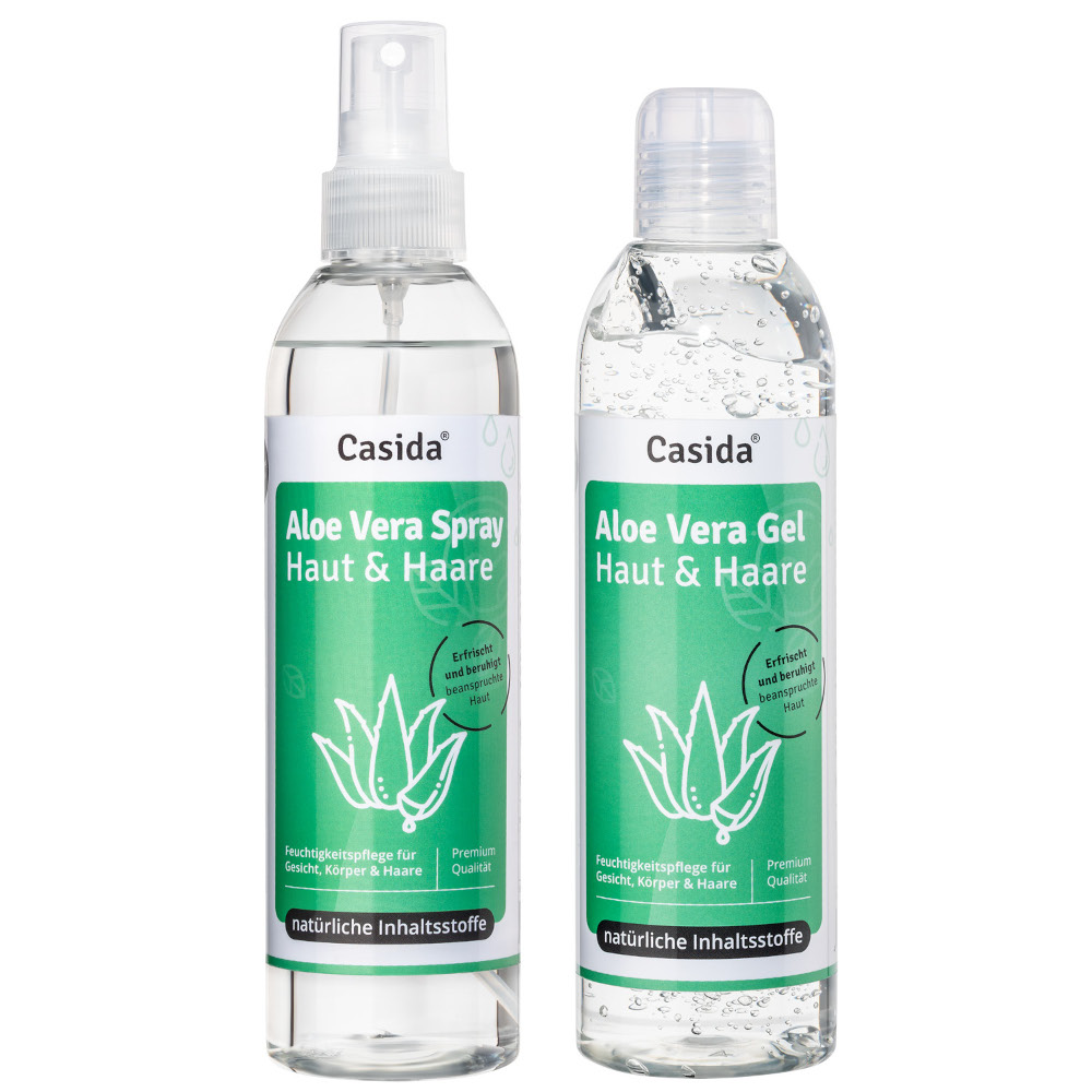 Casida Aloe Vera Spray Haut & Haare 2X200 ml