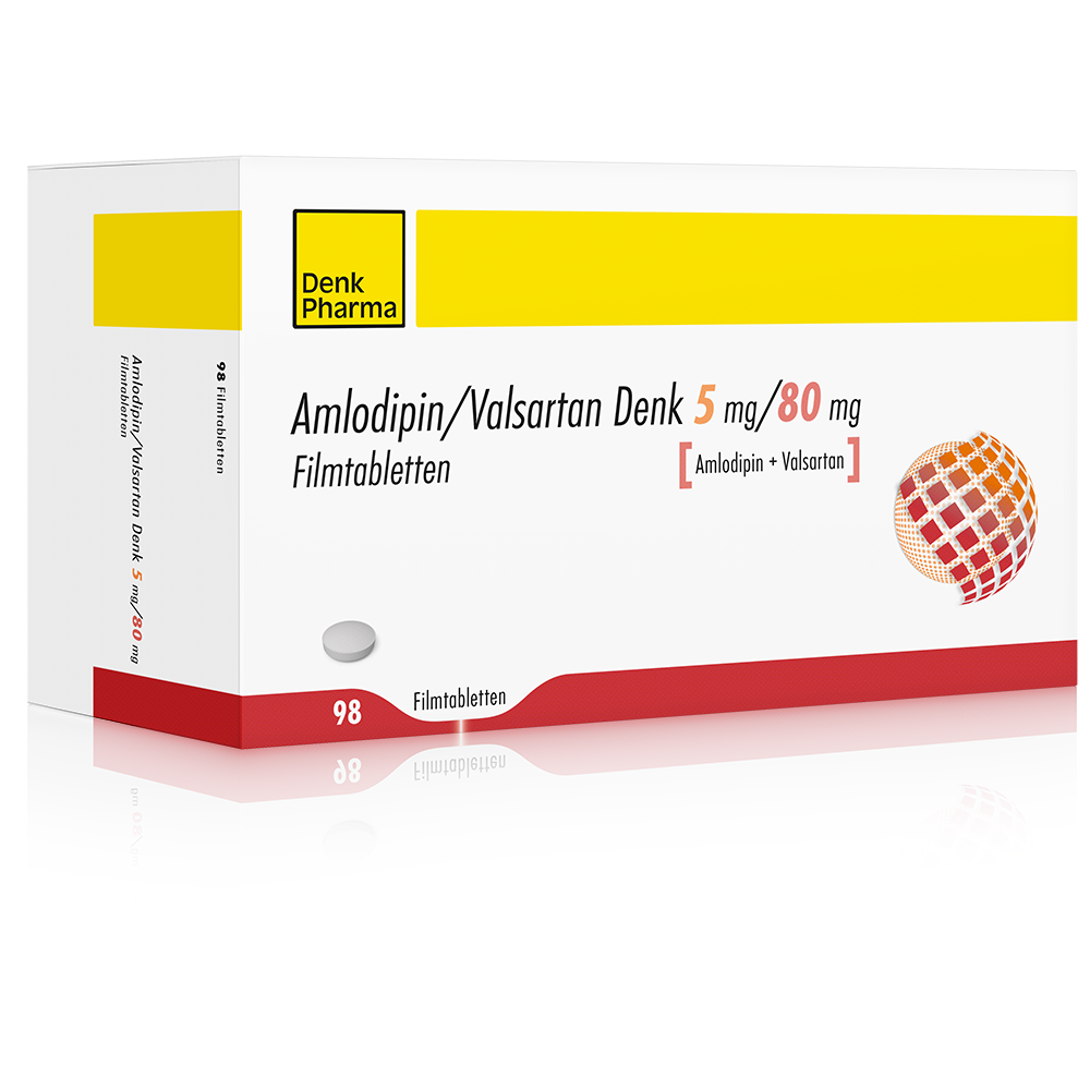 amlodipin/valsar 5/80 Denk 98 St Filmtabletten