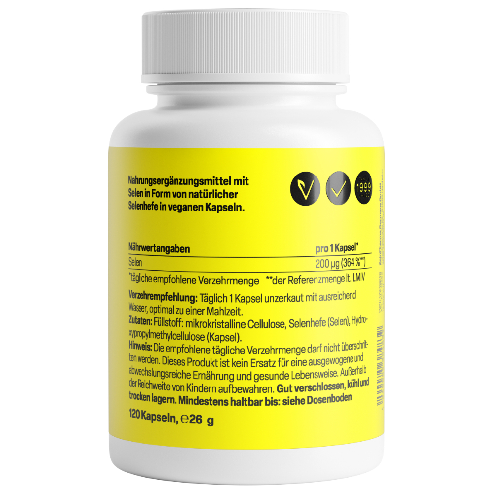 Zein Pharma Selen Pure 200 µg 120 St Kapseln
