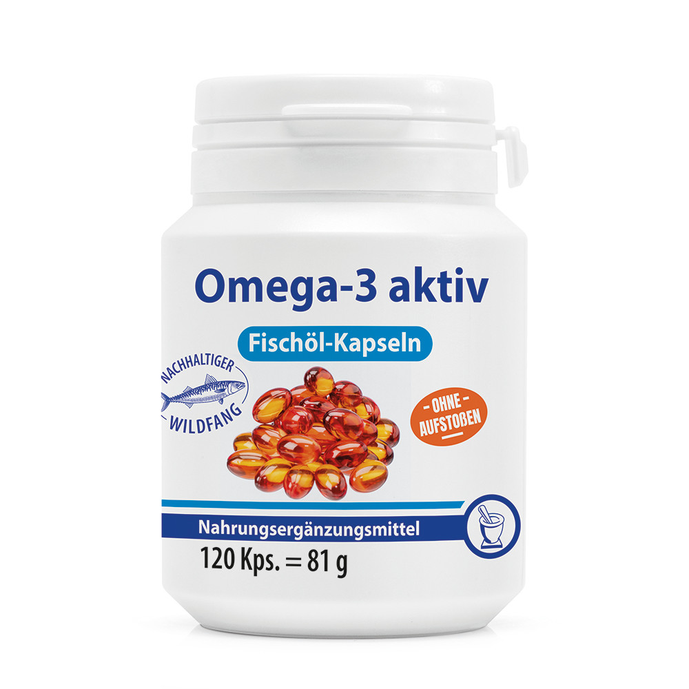 omega-3 aktiv Fischöl-Kapseln 120 St Weichkapseln