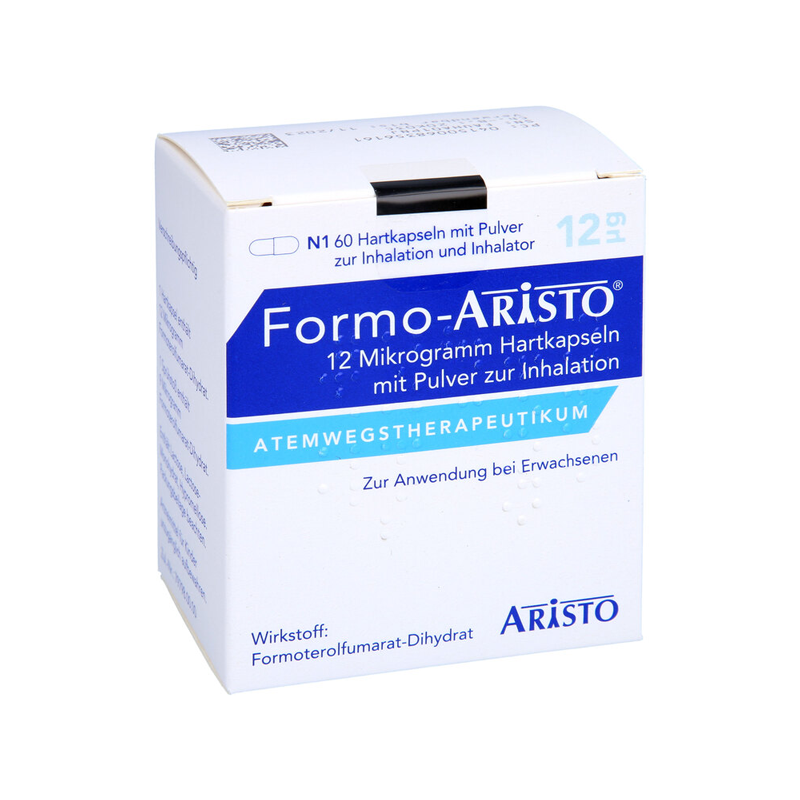 Formo-Aristo 12 Mikrogramm 60 St Hartkapseln mit Pulver zur Inhalation
