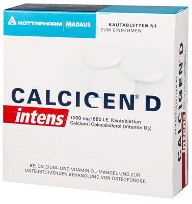CALCIGEN D intens 1000mg/880 I.E. 120 St Kautabletten