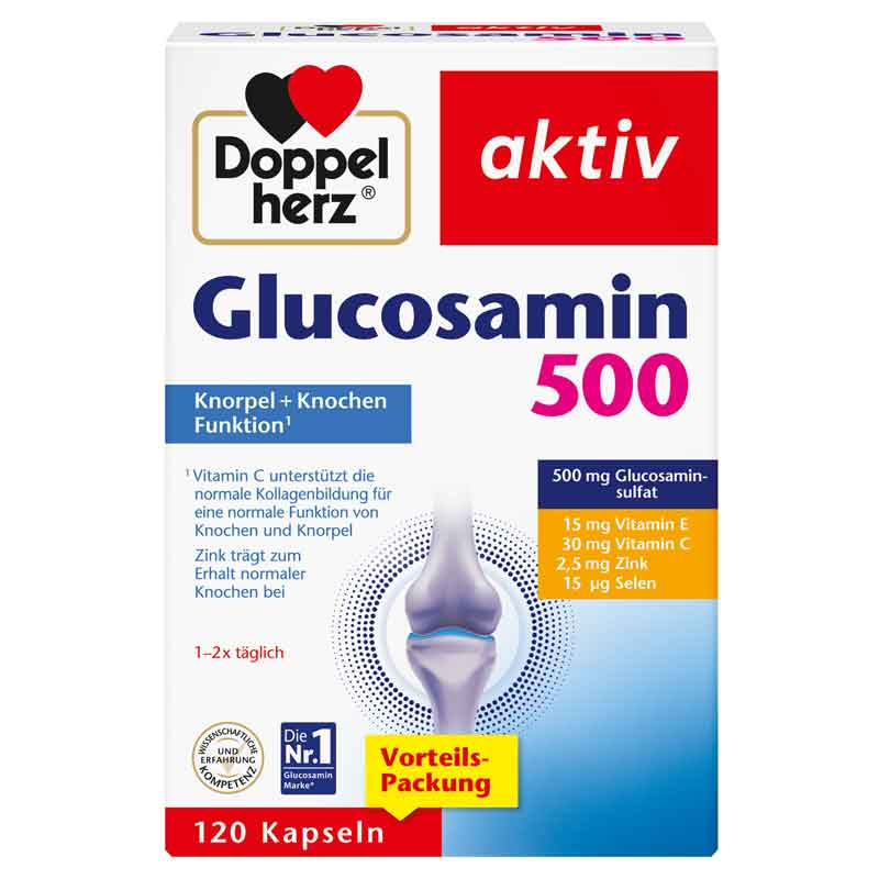 Doppelherz aktiv Glucosamin 500  120 St Kapseln