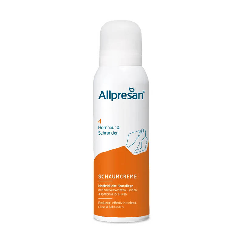 Allpresan Fuß spezial Nummer 4 Original Schaum-Creme Hornhaut und Schrunden 125 ml Schaum