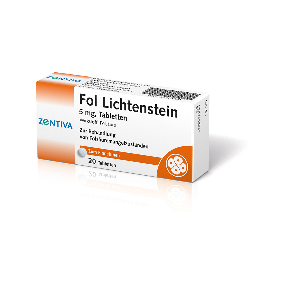 FOL Lichtenstein 5 mg Tabletten 20 St Tabletten