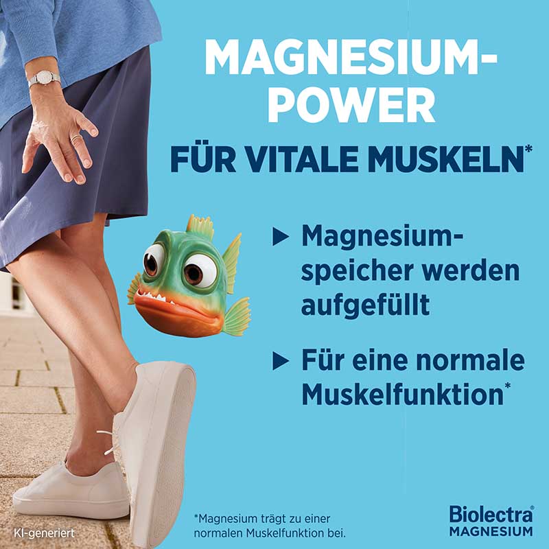 Biolectra MAGNESIUM 150mg Zitrone  40 St Brausetabletten