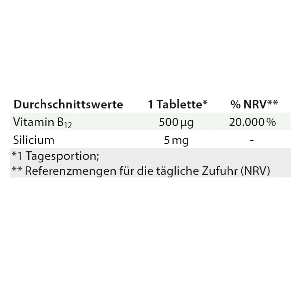 Dr. Jacob's Vitamin B12 Methylcobalamin hochdosiert vegan