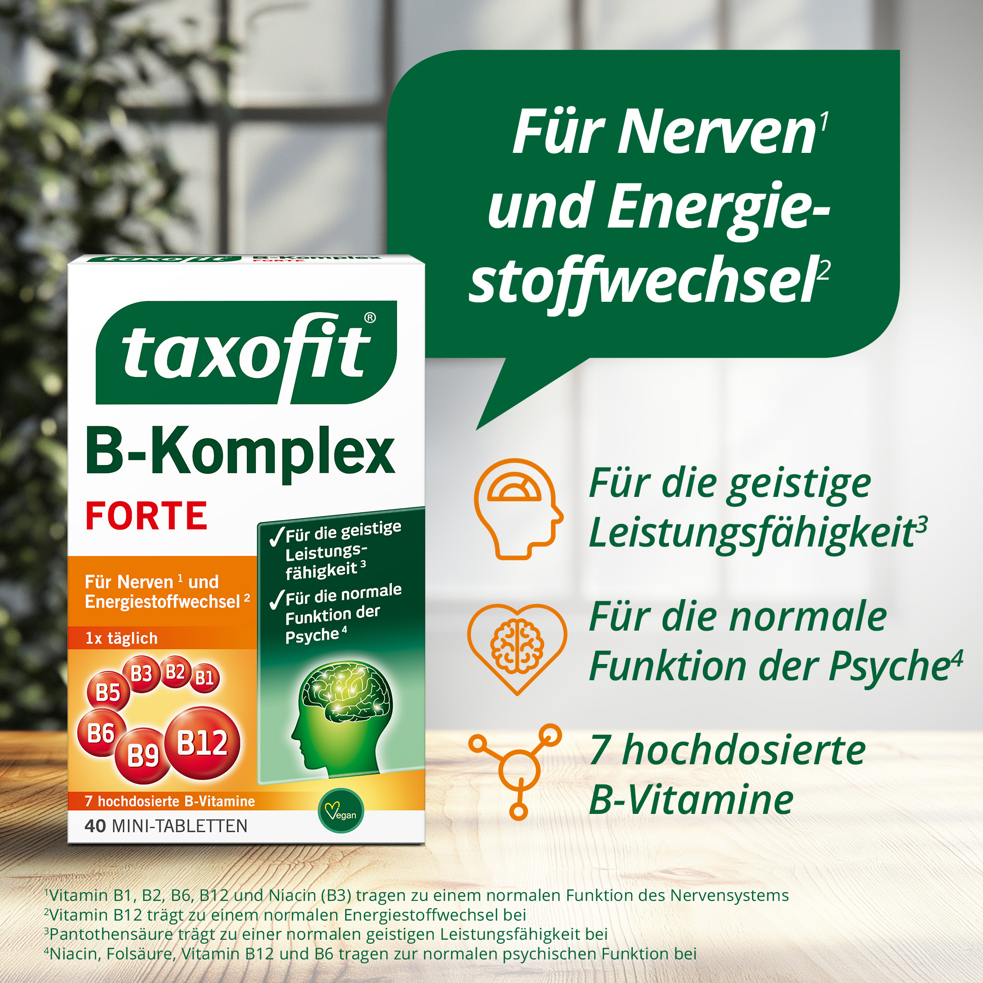 taxofit B-Komplex FORTE 40 St Tabletten