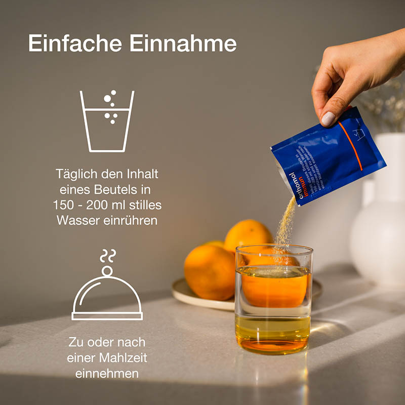 orthomol immun - Mikronährstoffe mit Vitamin C, Vitamin D und Zink - Granulat