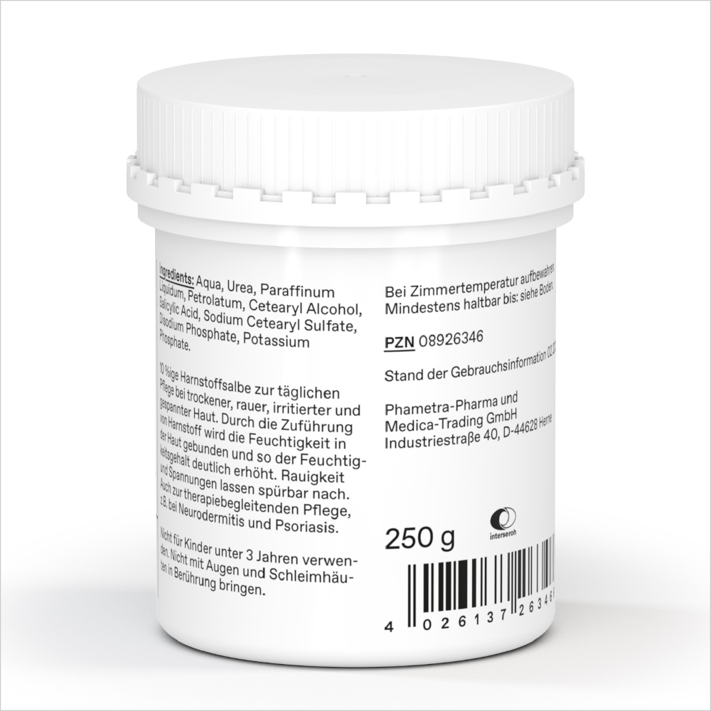 UREA/Harnstoffsalbe 10%ig 250 g Salbe