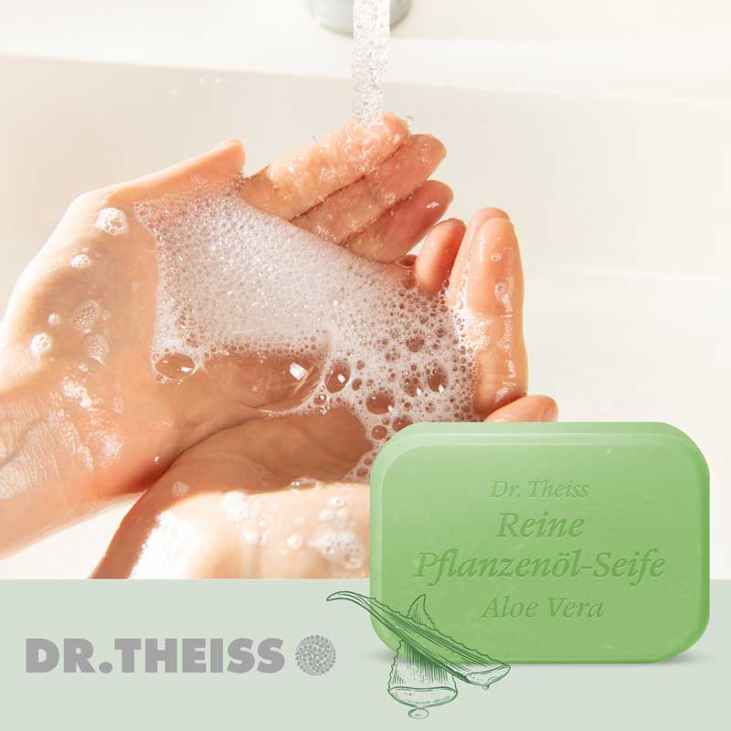 DR. THEISS Aloe Vera reine Pflanzenölseife 100 g Seife
