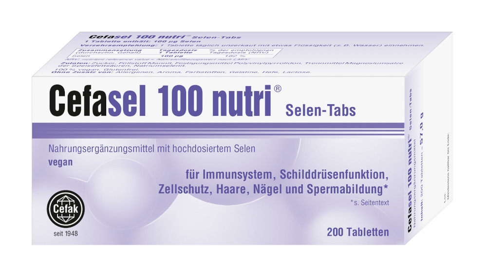 Cefasel 100 nutri Selen-Tabs 200 St Tabletten