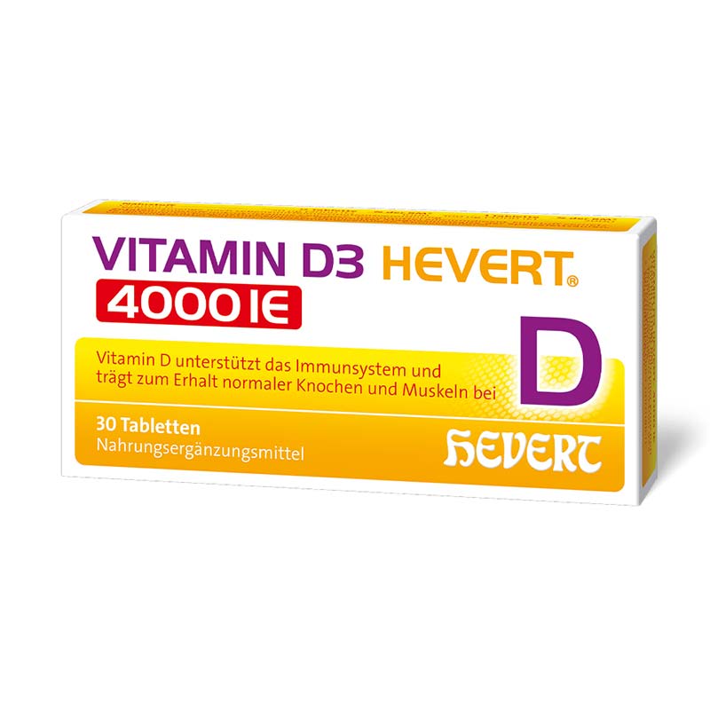 VITAMIN D3 HEVERT 4.000 I.E.  30 St Tabletten