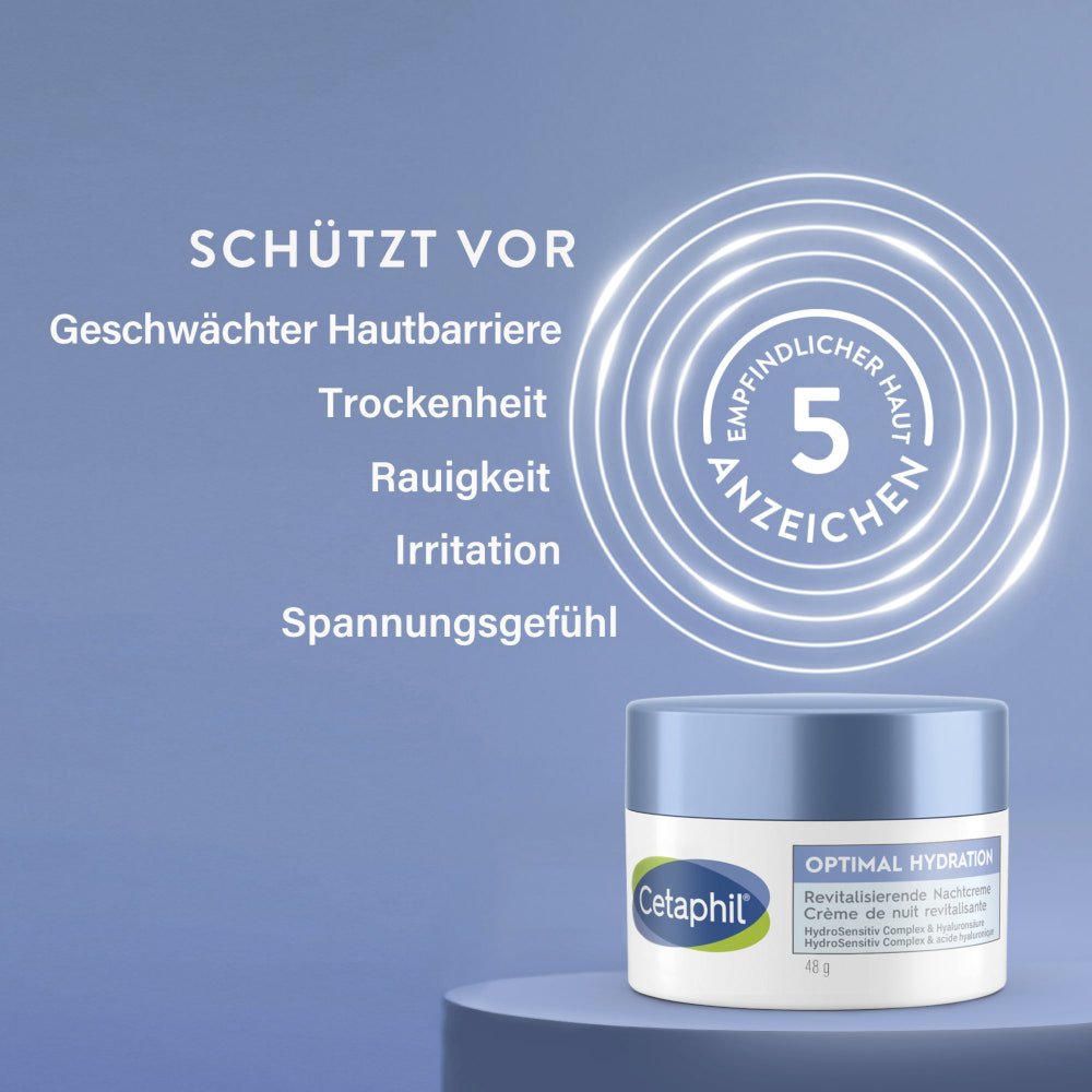 Cetaphil OPTIMAL HYDRATION Revitalisierende Nachtcreme 48 g Nachtcreme