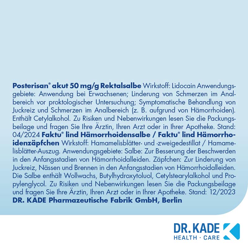 FAKTU lind Hämorrhoidensalbe 25 g Salbe