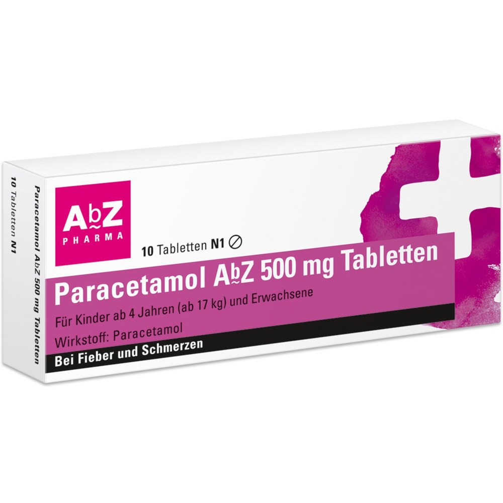 Paracetamol AbZ 500mg 10 St Tabletten