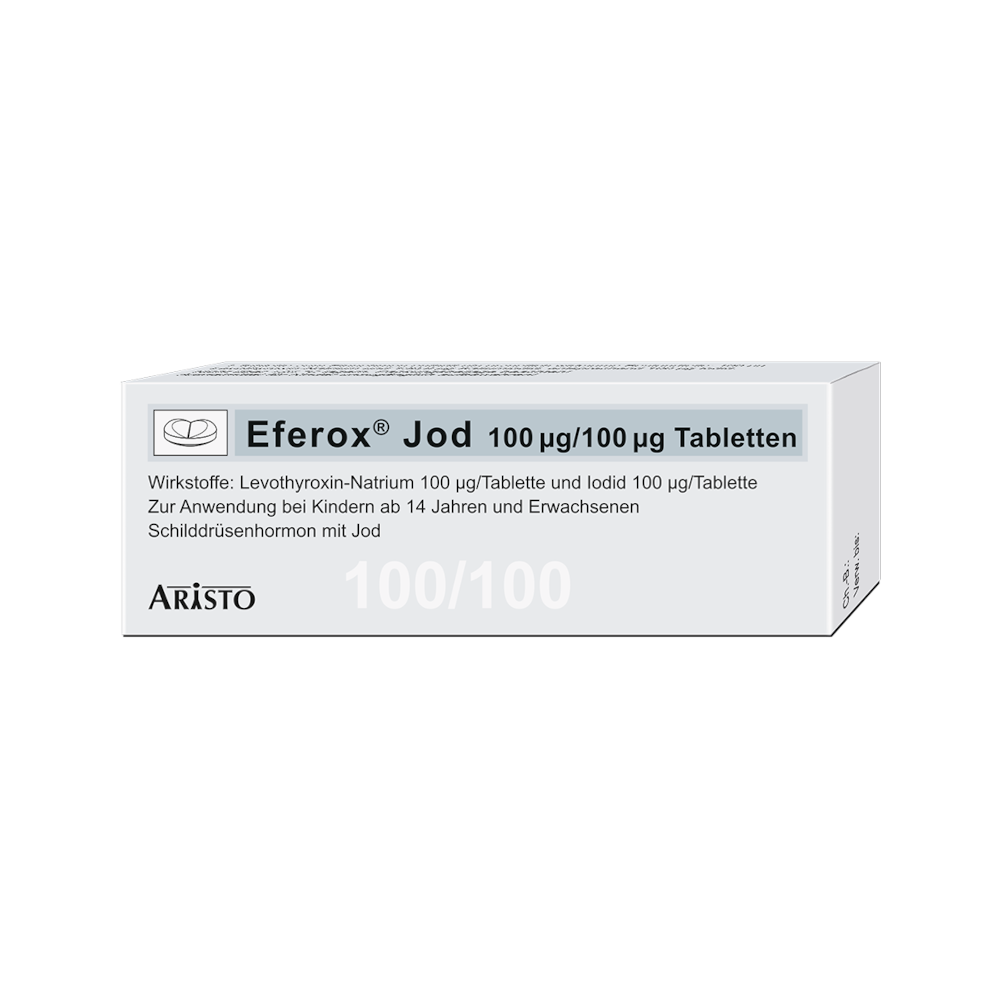 Eferox Jod 100μg/100μg 100 St Tabletten