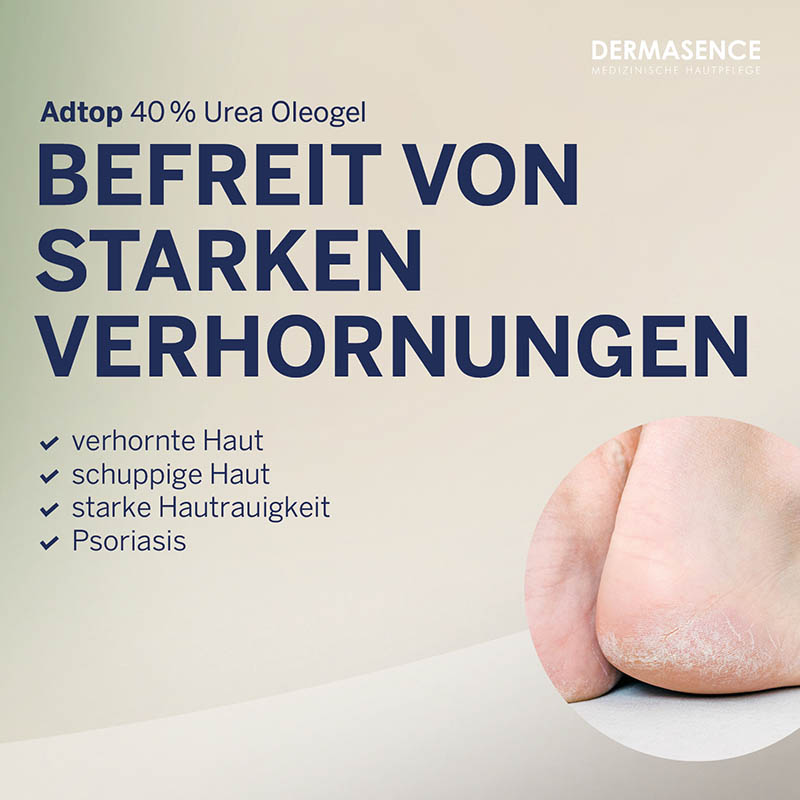 DERMASENCE Adtop 40 % Urea OLEOGEL 100 ml Gel