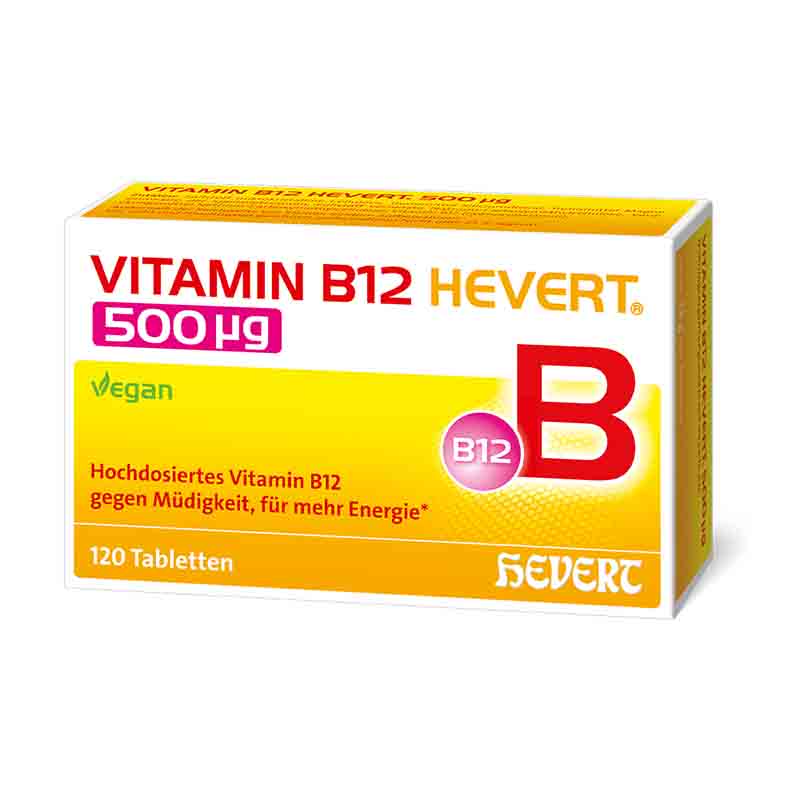VITAMIN B12 HEVERT 500 Mikrogramm 120 St Tabletten
