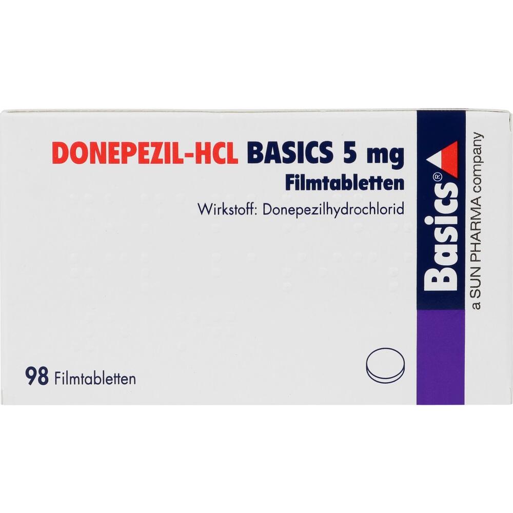 DONEPEZIL-HCL BASICS 5mg 98 St Filmtabletten