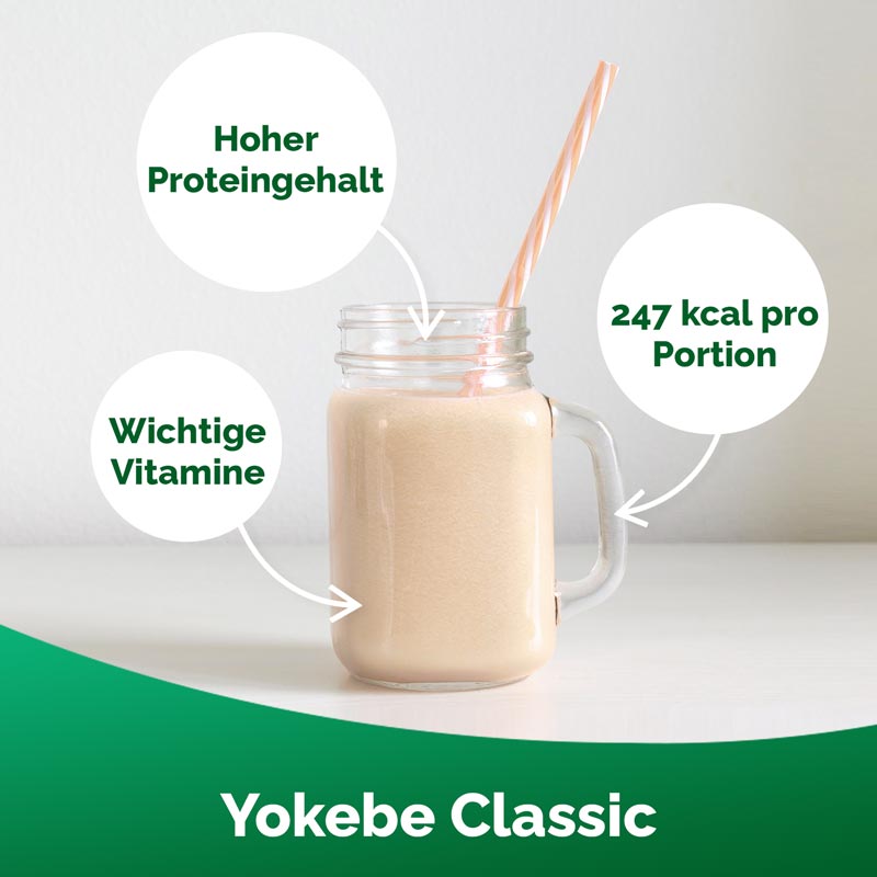 Yokebe Aktivkost Classic NF 500 g Pulver