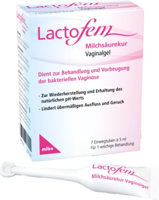 Lactofem Milchsäurekur Vaginalgel 7X5 ml Vaginalgel